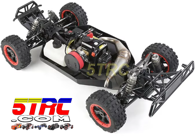 Rofun RC 15 Scale RC WLT Series RED 36cc Gasoline RC Truck 4 Wheel Drive (6)