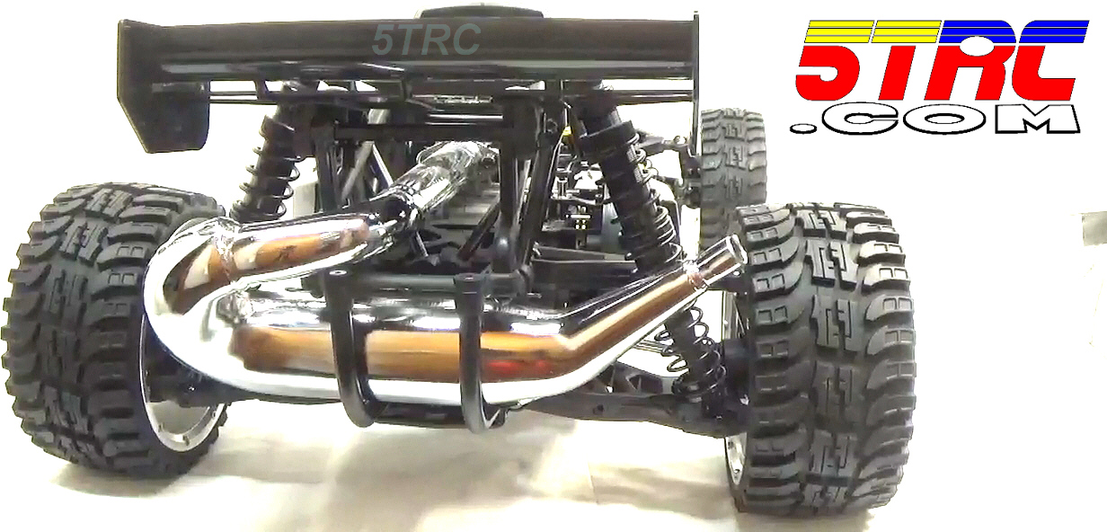 Rofun RC 15 Scale 5B 29cc Aluminum Wheels All Terrain Tires Rovan (5)