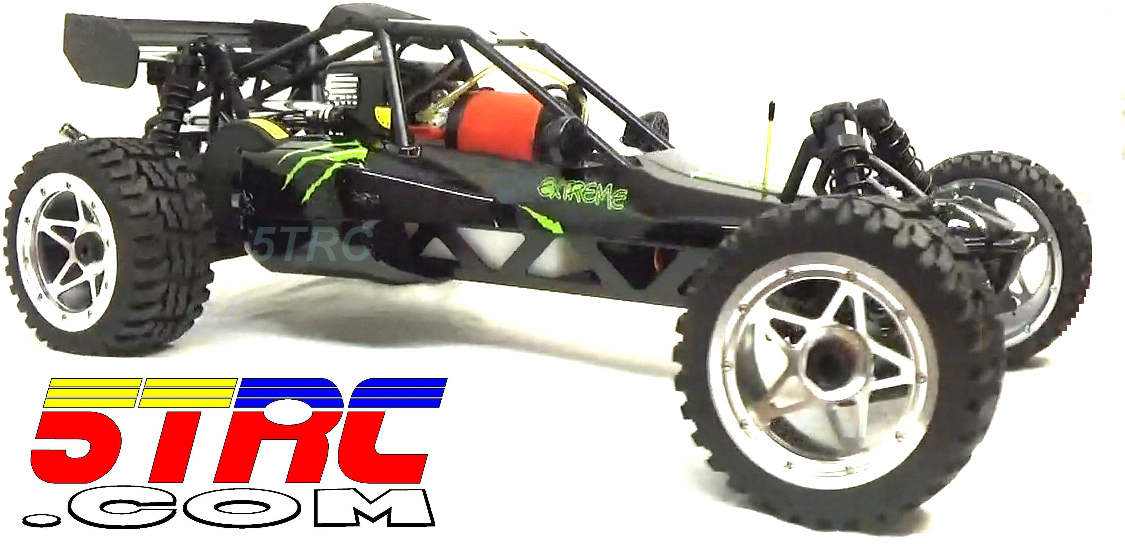 Rofun RC 15 Scale 5B 29cc Aluminum Wheels All Terrain Tires Rovan (6)