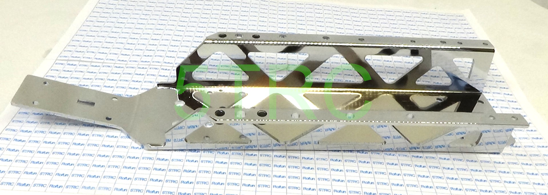 650015 Rofun 5B Chrome Plated Main Chassis HPI Losi Rovan (12)