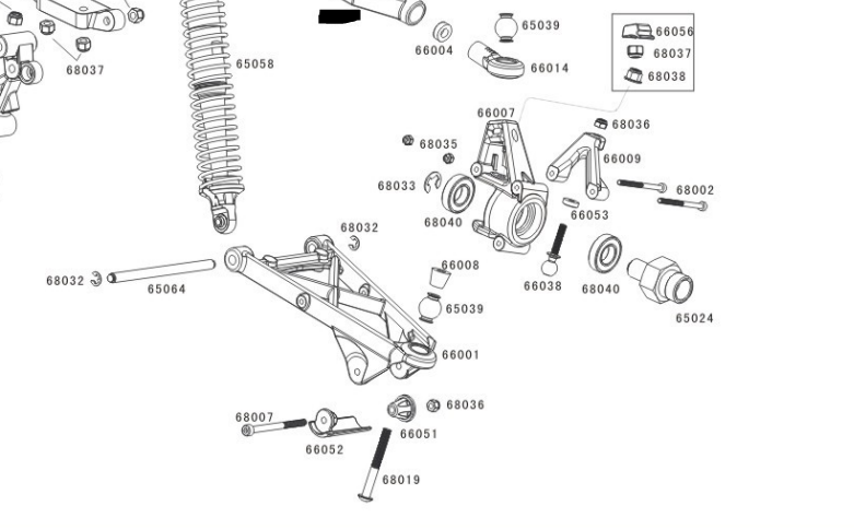 65039 Rofun 5B Metal Spherical Ball Joint HPI Losi Rovan (1)