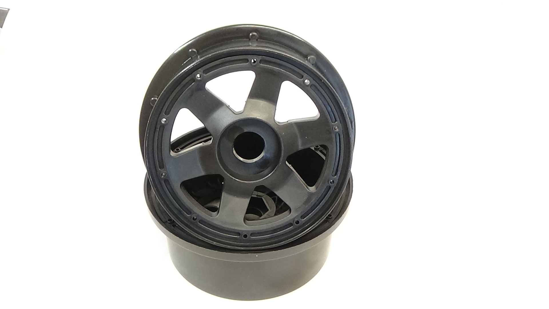 66180 Rofun Baja 5B Rear Star Wheel Rim Pair HPI Losi Rovan (5)
