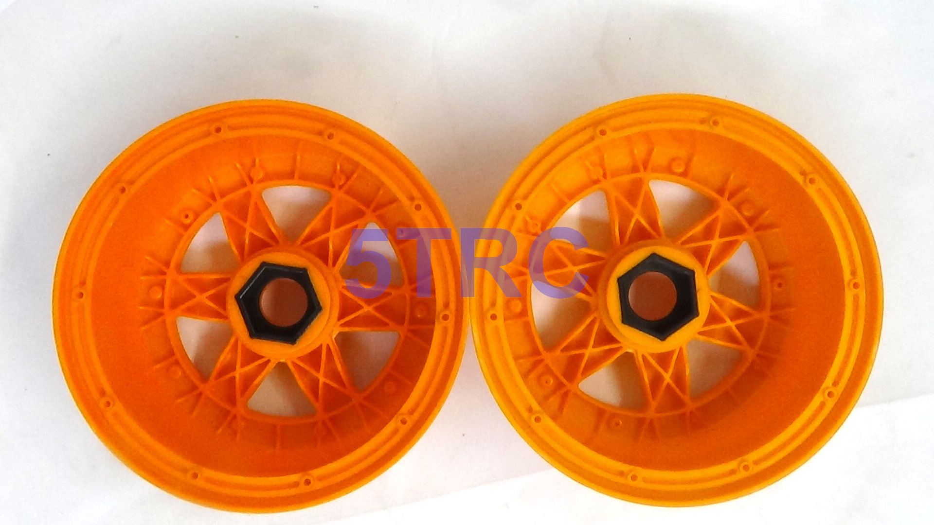 950263 Rofun 15 Baja 5B Buggy Nylon Tough Set of 2 Wheels, Rims Front HPI Losi Rovan (1)