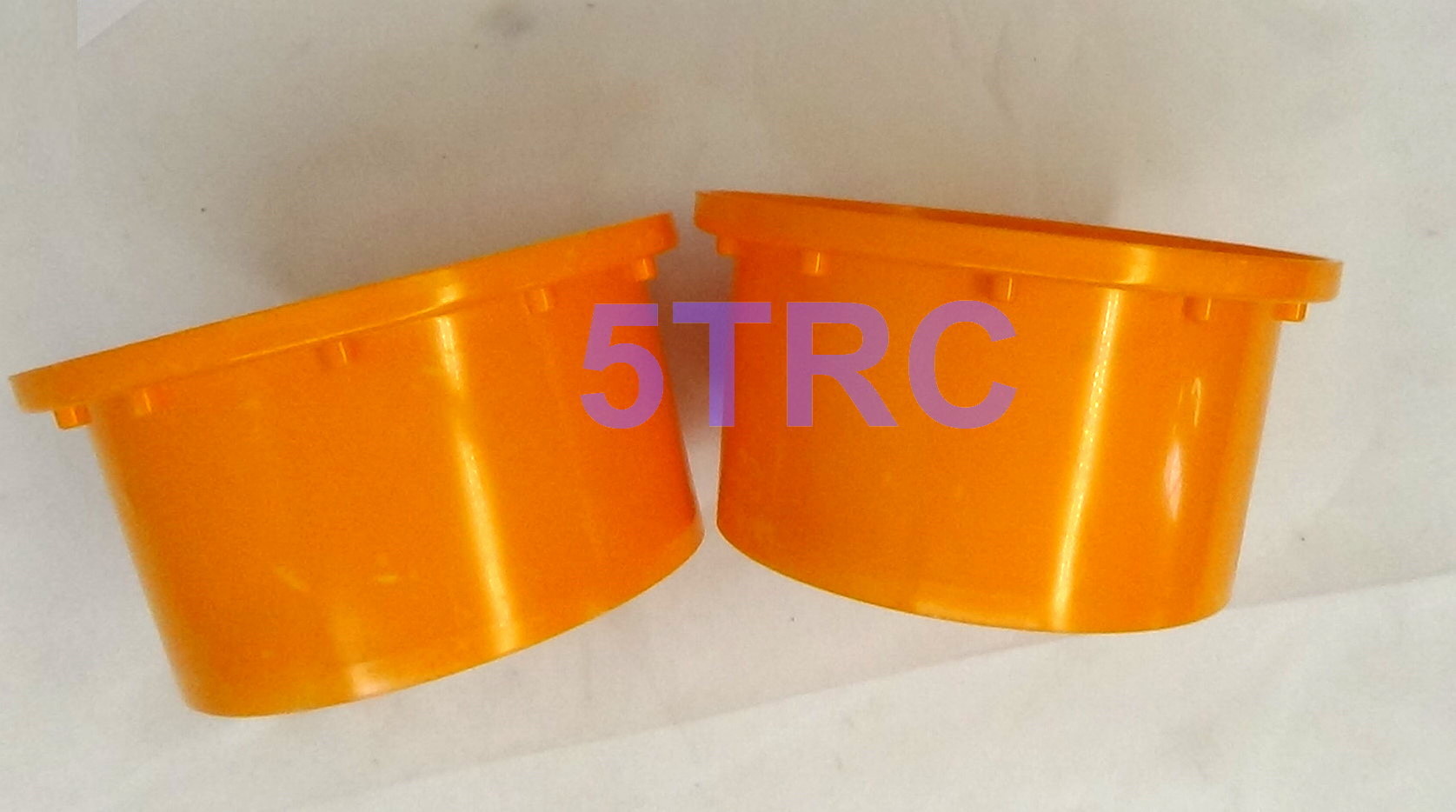 950283 Rovan Baja 5B Rear Orange Nylon Wheel Rims Pair 24mm Hex HPI Losi Rofun (1)