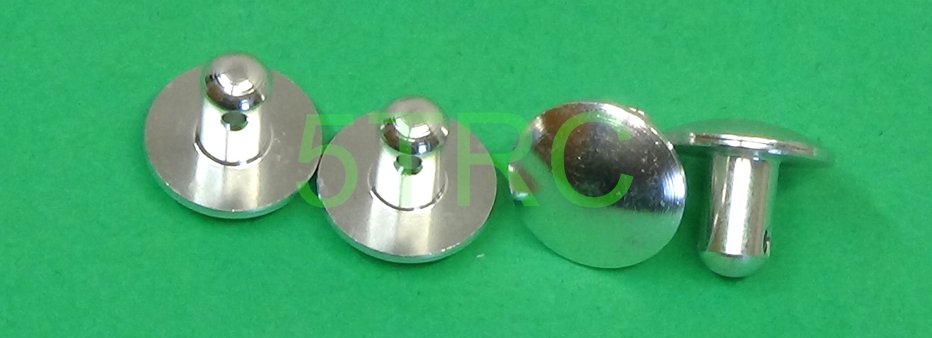 952352 Rofun CNC Aluminum Lower Body Mount Pins Silver Set of 4 HPI Baja 5B SS 2.0 Rovan King Motor (6)