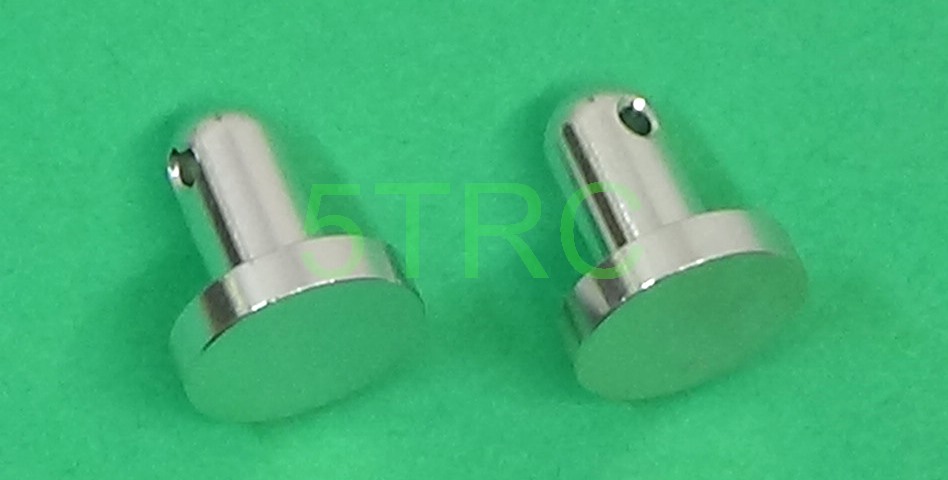 952382 Rofun 5B CNC Aluminum Rear RadioServo Box Mounting Pins Silver Set of 2 (2)