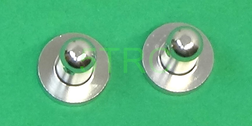 952382 Rofun 5B CNC Aluminum Rear RadioServo Box Mounting Pins Silver Set of 2 (4)