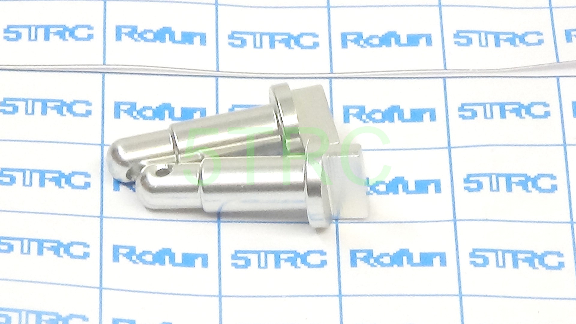 952392 Rofun Baja CNC Aluminum Spur Gear Cover Mounting Pins Silver Set of 2 HPI Baja 5B 5T 5SC Rovan King Motor (7)