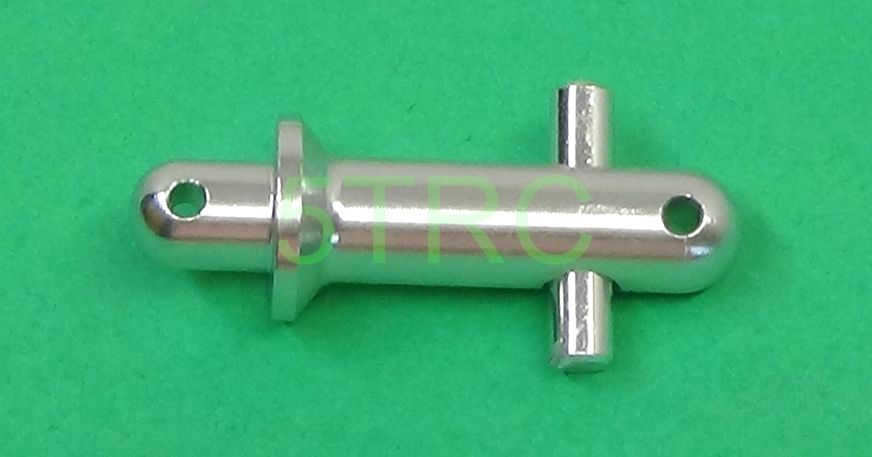 952402 Rofun 5B Chassis CNC Metal Front Body Pin Silver (12)