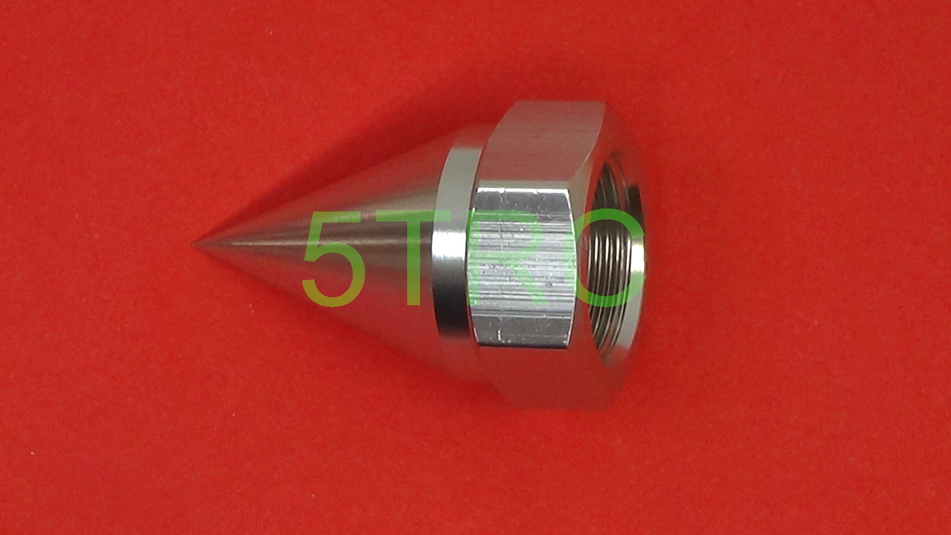 952442 Rofun 15 Scale Baja Silver CNC Aluminum Enclosed Pointed Wheel Nuts Set of 4 HPI Rovan (4)