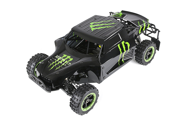 Rofun 15 Scale RC WLT Series Black Monster 45cc Gasoline Truck 4 Wheel Drive (3)