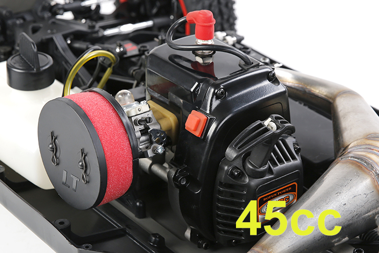 Rofun 15 Scale RC WLT Series Black Monster 45cc Gasoline Truck 4 Wheel Drive (35)