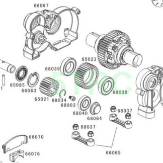 65085 e Rofun 5B Plastic Brake Shaft Oil Seal 2Pcs Rovan HPI Losi