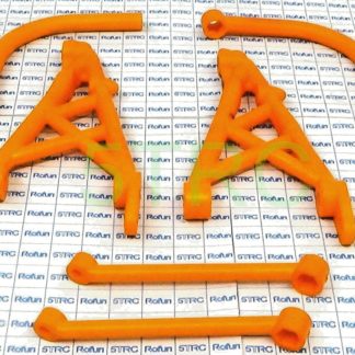 851033 e Rofun Heavy Duty Rear Shock Tower & Bumper Support Set, Orange
