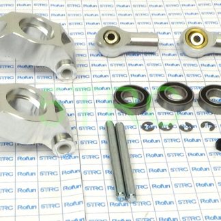 854592 e Rofun CNC Integrated Rear Hub Carrier Wheel Bearing Kit HPI Losi Rovan