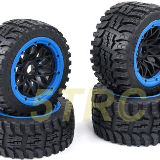 854824 e Rofun RC 15 Baja All Terrain Rear Tires Wheels 170x80 Set of 4 5B 5T Rovan