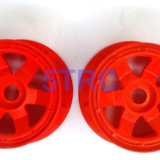 950282 e Rofun 5B Wheel Baja 5B V2 Nylon Rear Wheel Hub Red HPI Losi Rovan