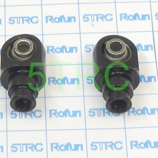 95222021 e Rofun 5B Shock CNC Metal 8mm Shock Lower Support Arm Black HPI Rovan Losi