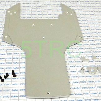 95233s e Rofun Aluminum Main Chassis Plate Mounting Hardware for 15 Scale Silver Rovan