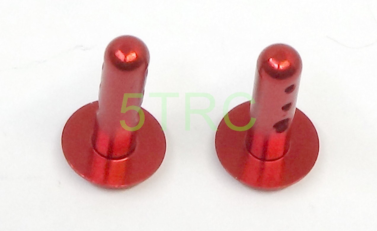 952411 e Rofun 5B Chassis CNC Metal Rear Wing Pin Red