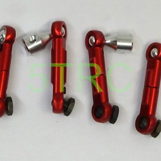 952421 e Rofun 5B Steering CNC Metal Sway Bar Ball Joint Red Rovan HPI Losi Set of 4