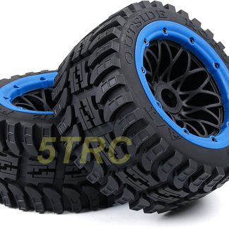 952884 e Rofun RC 15 Baja Gen-2 All Terrain Rear Tires Blue Pair 5B Buggy Rovan