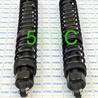 952951 e Rofun 5B Shock 6mm Plastic Rear Shock Absorbers Set of 2 Black Rovan HPI Losi