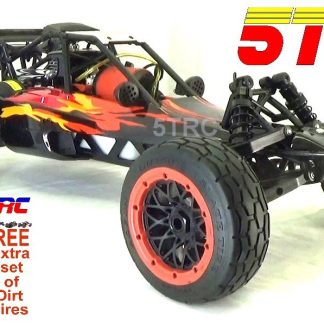 C5B-BLK-47-29-B-2-854972 e Rofun RC 15 Scale 5B 29cc Street Buggy Gasoline wVenom Red & Black Body